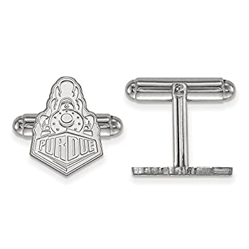 【中古】【インポート品・未当て嵌める】Purdue Cuff Links (スターリングしろがね色) その他-ジュエリー・アクセサリー