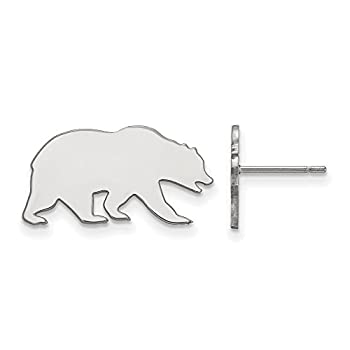 【中古】【輸入品・未使用】Cal Small (1?/ 2インチ) ポストイヤリング(10?Kホワイトゴールド)