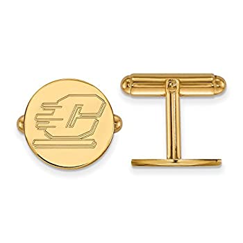 【中古】【輸入品・未使用】Central Michigan Cuff Links (ゴールドメッキ)