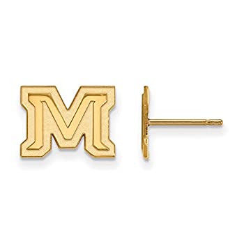 【中古】【輸入品・未使用】Montana State Extra Small ( 3?/ 8インチ)ポストイヤリング(ゴールドメッキ)