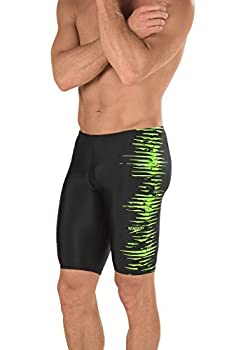 【中古】【インポート品・未当て嵌める】Speedoメンズ足手まとい高温発光Pro LT海水着 黄み 競技水着-スポーツ・アウトドア