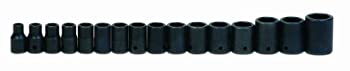 【中古】【インポート品・未当て嵌める】Williams MS-4-16RC 16-Piece 1/2-Inch Drive Metric Shallow 6 Point Impact Socket Set by Williams