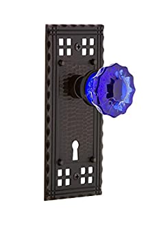 【中古】【輸入品・未使用】Nostalgic Warehouse 721351?Craftsmanプレートドアノブ PRIVACY 2.75 With Keyhole 725283 1