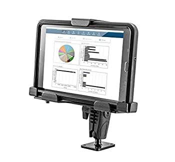【中古】【インポート品・未当て嵌める】Arkon 鍵を掛ける付き添い人アルミニウムタブレットマウント 足懸かり鍵を掛ける付き添い人 Galaxy Tab A iPad 青写真 受け売り用 黒いこと