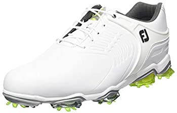【中古】【インポート品・未当てはめる】FootJoy メンズ 周遊旅行-S-前季節表現スタイル ゴルフシューズ%ｶﾝﾏ% 白いこと%ｶﾝﾏ% 7.5 Wide