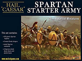 【中古】【輸入品・未使用】Warlord Games%ｶﾝﾏ% Hail Caesar - Spartan Starter army