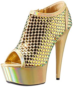 【中古】【輸入品・未使用】Ellie Shoes レディース 609-ジャクリン ファッションブーツ%ｶﾝﾏ% ゴールド%ｶﾝﾏ% 10 26,304円