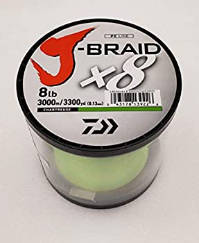 【中古】【インポート品・未当て嵌める】Daiwa JB8U8-3000CH J-Braid 8X バルク木管 シャルトゥルーズ 3000m 8重量ポンド 取り調べる。