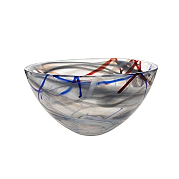 【中古】【インポート品・未当て嵌める】Kosta Boda 対照どんぶり鉢 薄墨色 M 7051516