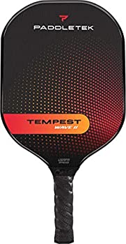 【中古】【輸入品・未使用】Paddletek Tempest Wave II ピックルボールパドル 7.4-7.8 Ounces レッド