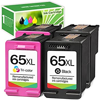 【中古】【インポート品・未当て嵌める】Limeink 4 生まれ変わりインキ薬莢 65XL 65 XL 高イールド HP DeskJet 2600 2622 2652 2655 3700 3720 3722 3752 3755 Envy 5000 5052 5055 プリ