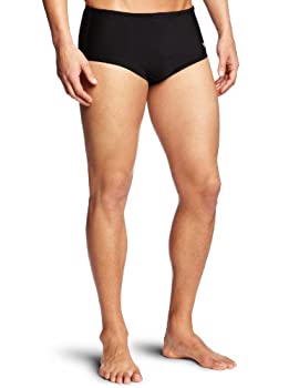 【中古】【輸入品・未使用】Speedo Xtra Life メンズブリーフ水着 ライクラ素材 無地 5インチ 40 ブラック