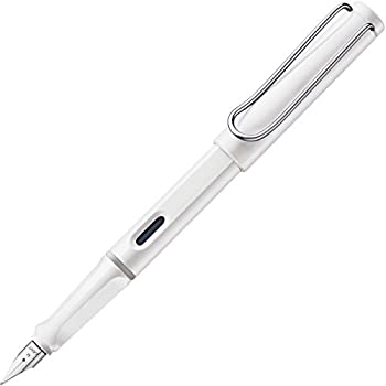 【中古】【輸入品・未使用】Lamy サファリ 万年筆 ホワイト Ex-Fine L19WEEF