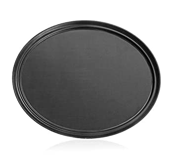 【中古】【輸入品・未使用】New Star 25514 NSF Plastic Oval Rubber Lined Non-Slip Tray%カンマ% 60cm by 70cm%カンマ% Black|スカイマーケットプラス