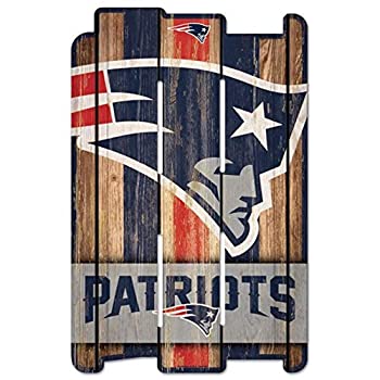 【中古】【インポート品・未当てはめる】(New England Patriots) - NFL Wood Fence Sign
