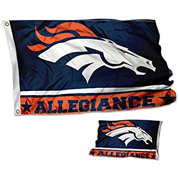 【中古】【輸入品・未使用】Denver Broncos両面Allegianceフラグ