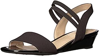【中古】【輸入品・未使用】LifeStride レディース Yolo ウェッジサンダル%カンマ% ブラック%カンマ% 8 Wide|スカイマーケットプラス