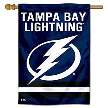 【中古】【輸入品・未使用】WinCraft Tampa Bay Lightning Two Sided House Flag