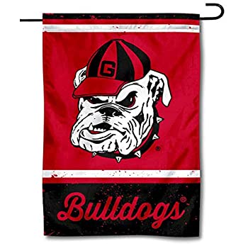 【中古】【インポート品・未当て嵌める】WinCraft UGA Bulldogs Throwback Vintage Retro Garden Flag