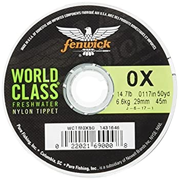 【中古】【輸入品・未使用】fenwick Wctm0X50 ワールドクラス 淡水ナイロンティペット 50ヤード/ 14ポンド