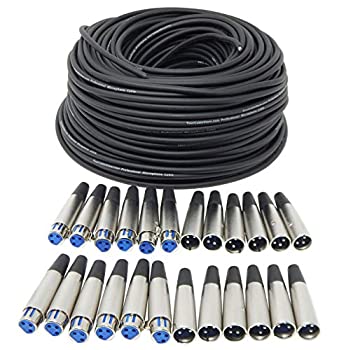 【中古】【輸入品・未使用】Your Cable Store DIY/自分だけのカスタム長さXLRケーブルキット 250フィート 28AWG バランスXLRケーブル 12 XLRオスコネクタ 12 XLRメスコネク｜スカイマーケットプラス