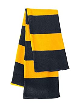 【中古】【輸入品・未使用】Sportsman - ラグビーストライプニットスカーフ – SP02 US サイズ: One Size カラー: ブルー|スカイマーケットプラス