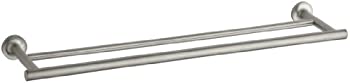 【中古】【輸入品・未使用】(Vibrant Brushed Nickel) - Purist K-14375-BN Double Towel Bar%ｶﾝﾏ% 61cm%ｶﾝﾏ% Vibrant Brushed Nickel｜スカイマーケットプラス