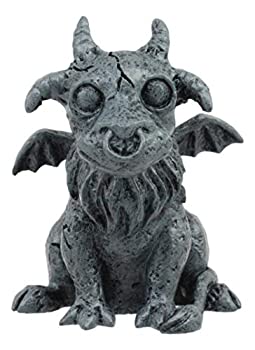 【中古】【輸入品・未使用】Ebros ゴシックウィングガーディアンベビーヤギガーゴイル像 人工石 樹脂製 高さ2.5インチ コレクター向け彫刻フィギュア ルネッサンス中世の装