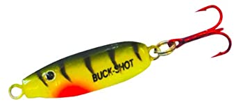 【中古】【輸入品・未使用】(1/8%ｶﾝﾏ% Green Perch) - Sportsman Supply Inc. Northland Buck Shot Rattle Spoon