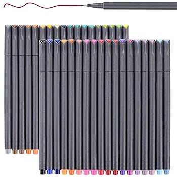 【中古】【インポート品・未当て嵌める】(36 Colors) - Smart Coloured Pens for Bullet Journal Planner 2018-2019%ｶﾝﾏ% Fine Point Pens Fine Tip Drawing Pens Colourful Markers for 日用品雑貨・文房具・手芸-その他