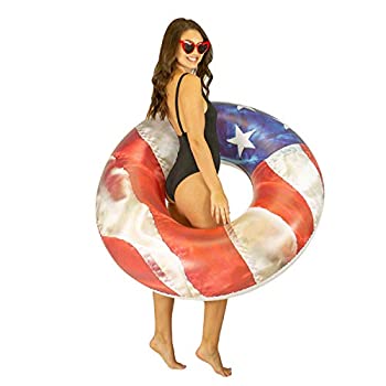 【中古】【輸入品・未使用】Poolcandy 星条旗 プールチューブ 48インチ - アメリカ国旗 スイムリング|スカイマーケットプラス