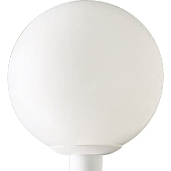 【中古】【輸入品・未使用】プログレスライティングP5426-60コンプリートポストランタンホワイト粉々になりにくいアクリルグローブホワイトフィッター、ホワイト