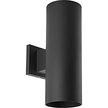 【中古】【輸入品・未使用】Progress Lighting P5675-31 5-Inch Up/Down Cylinder with Heavy Duty Aluminum Construction and Die Cast Wall Bracket Powder Coated Finish