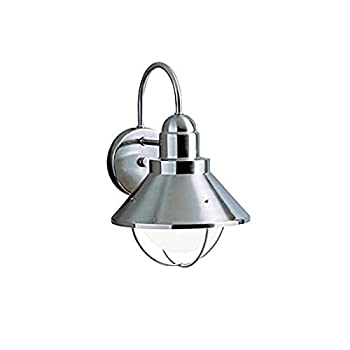 【中古】【輸入品・未使用】キチュラー(Kichler) シーサイドライティング アウトドア壁取り付け用 9023OZ アルミ製 60ワット 古風なブロンズ仕上げ 10.5 in. W x 14.5 in. H｜スカイマーケットプラス