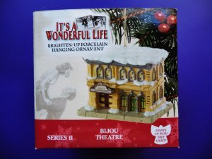 【中古】【輸入品・未使用】It's a Wonderful Life 華やか 磁器吊り下げオーナメントシリーズII ビジューシアター