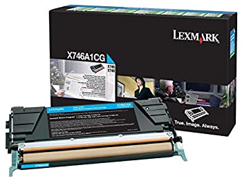 【中古】【輸入品・未使用】LEXMARK X746/748 RETURN PROG CART CYAN