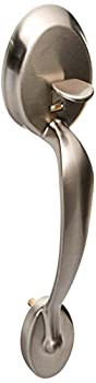【中古】【輸入品・未使用】Schlage FE285PLY619ACCRH Satin Nickel Plymouth Right Handed Front Entry Handleset with an Accent Lever from the Plymouth Collection FE2|スカイマーケットプラス