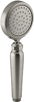 【中古】【インポート品・未当てはめる】(Brushed Nickel) - Kohler 72776-BN Artefacts Single-function 2.0 gpm handshower%ｶﾝﾏ% Vibrant Brushed Nickel