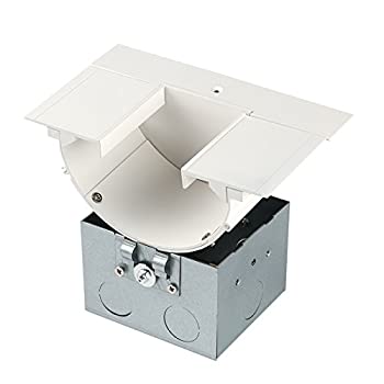 【中古】【インポート品・未当てはめる】WAC照明装置led-t-rbox3-wt Invisiledワット数フィードfor Deep埋め込みダウンライトチャネルwithジャンクションボックス、白いこと