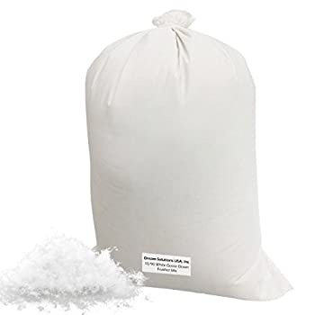 【中古】【輸入品・未使用】Dream Solutions USA グースダウン詰め物 10/90 100%天然ホワイトダウンと羽毛 詰め物掛け布団 枕 ジャケットなど (1ポンド)