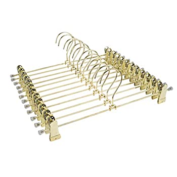 【中古】【輸入品・未使用】koobay 30パック13.7?%ﾀﾞﾌﾞﾙｸｫｰﾃ%ゴールドShiny Metal Heavy Dutyクリップパンツハンガーパンツwith回転フック 15,653円