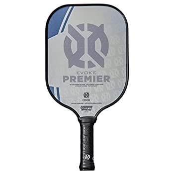 【中古】【インポート品・未当て嵌める】ONIX Evoke プレミアピックルボールパドル 青色 軽さ スポーツ・アウトドア-その他