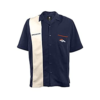 【中古】【輸入品・未使用】NFL ボウリングシャツ ストライクプラス L ブルー