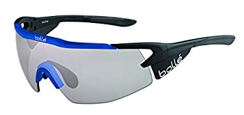 【中古】【インポート品・未当てはめる】Bolle Aeromaxサングラスマットブラック/半澄み切った青味、煙