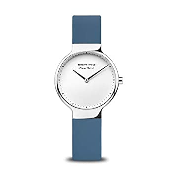 【中古】【インポート品・未当て嵌める】BERING Time レディース スリムウォッチ 15531-700 | 31粍入れもの | Max Rene寄せあわせ | シリコンストラップ | 傷に揺るぎ無いサファイア水晶