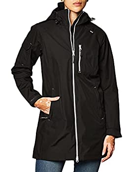 【中古】【インポート品・未当てはめる】Helly Hansenレディースロングベルファストレインジャケット、黒いこと、スモール