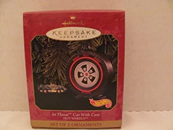 【中古】【輸入品・未使用】Hallmark Keepsake Ornament - Hot Wheels Jet Threat Car with Case (2 Piece Set) 1999 (QX6527)|スカイマーケットプラス