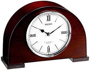 【中古】【輸入品・未使用】Seiko QXW239BLH Desk & Table White Dial Brown Wood Musical Clock 55,660円