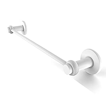 【中古】【インポート品・未当てはめる】Mercury Collection 30 Inch Towel Bar with Twist Accent - 931T/30-WHM
