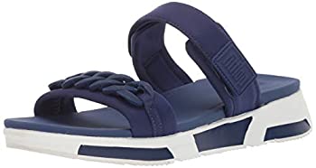 【中古】【輸入品・未使用】FitFlop レディース Heda スポーツ スライドチェーンサンダル%ｶﾝﾏ% ネイビー(Midnight Navy)%ｶﾝﾏ% 10